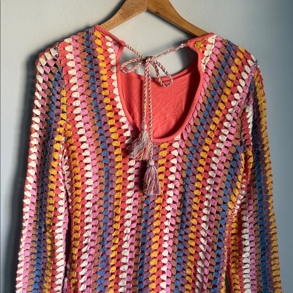 Saylor Multi Vonetta Mini Dress Large - Picture 8 of 14